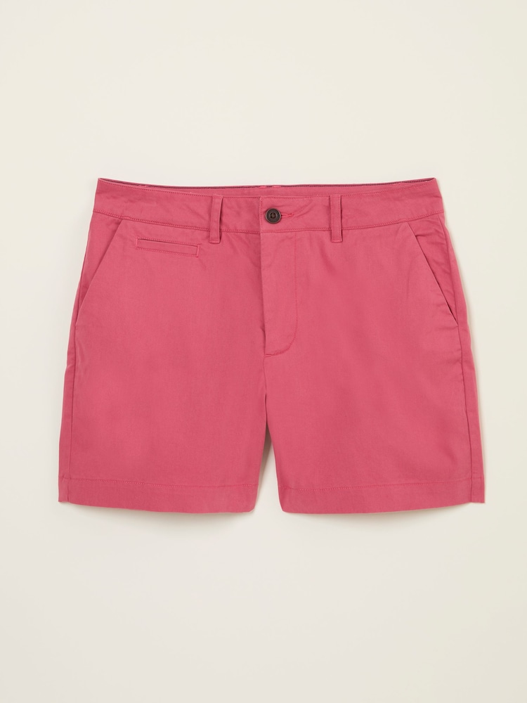 FatFace Padstow Dark Pink Chino Shorts - Image 6 of 6