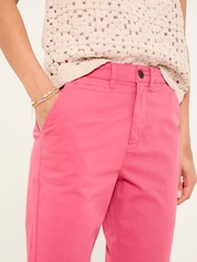 FatFace Farnham Pink Cropped Chino Trousers - Image 4 of 6