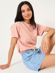 FatFace Ashby Light Vintage Blue Drawstring Shorts - Image 4 of 6