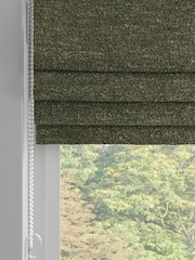 Olive Green Boucle Textured Made to Measure Roman Blind - Image 2 of 6