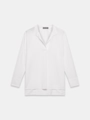 Mint Velvet White Stand Collar Blouse - Image 3 of 4