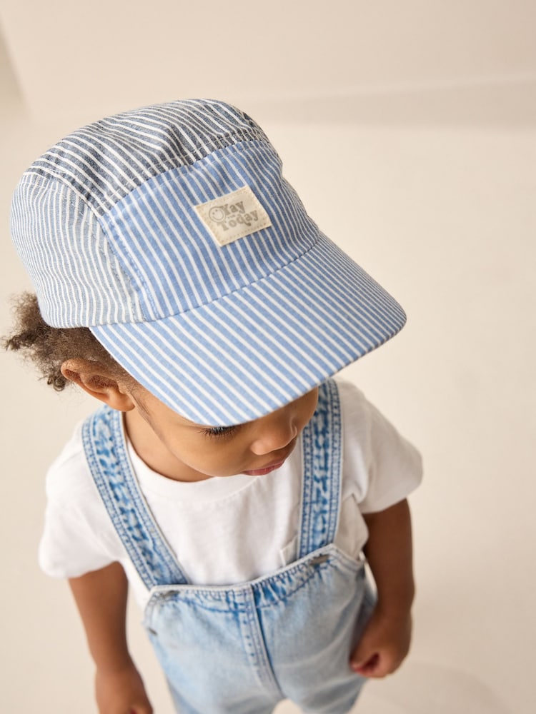 100% Cotton Panel Cap (3mths-10yrs) - Image 1 of 3
