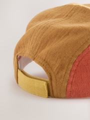 Orange Sunshine 100% Cotton Panel Cap (3mths-10yrs) - Image 3 of 3