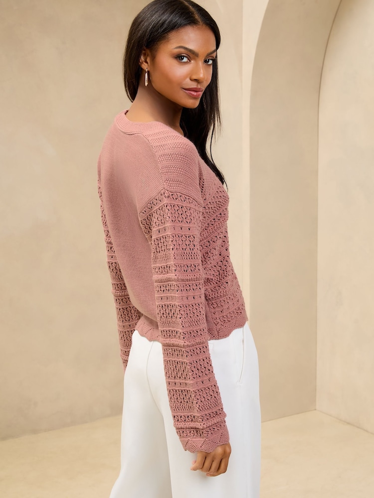 Кардиган Lipsy Pretty Stitch Knit - Изображение 4 из 4 Кардиган Lipsy Pretty Stitch Knit - Изображение 4 из 4