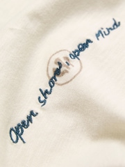 FatFace Oatmeal Open Shores Graphic Tshirt - Image 7 of 7