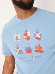 FatFace Summer Boats Tshirt - Slika 4 iz 5