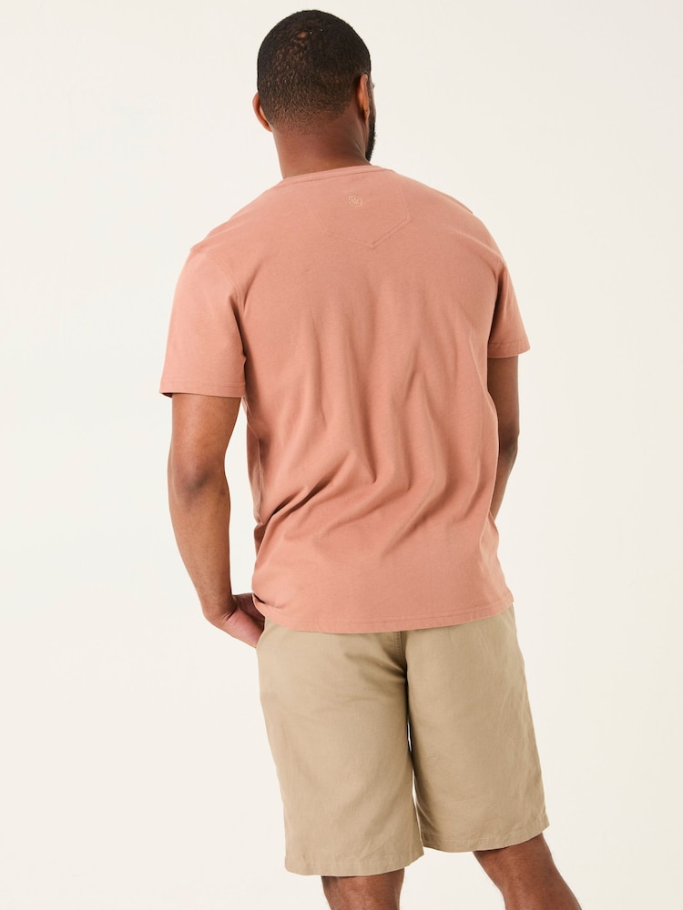 FatFace Brown Living The Zest Life Tshirt - Image 2 of 5