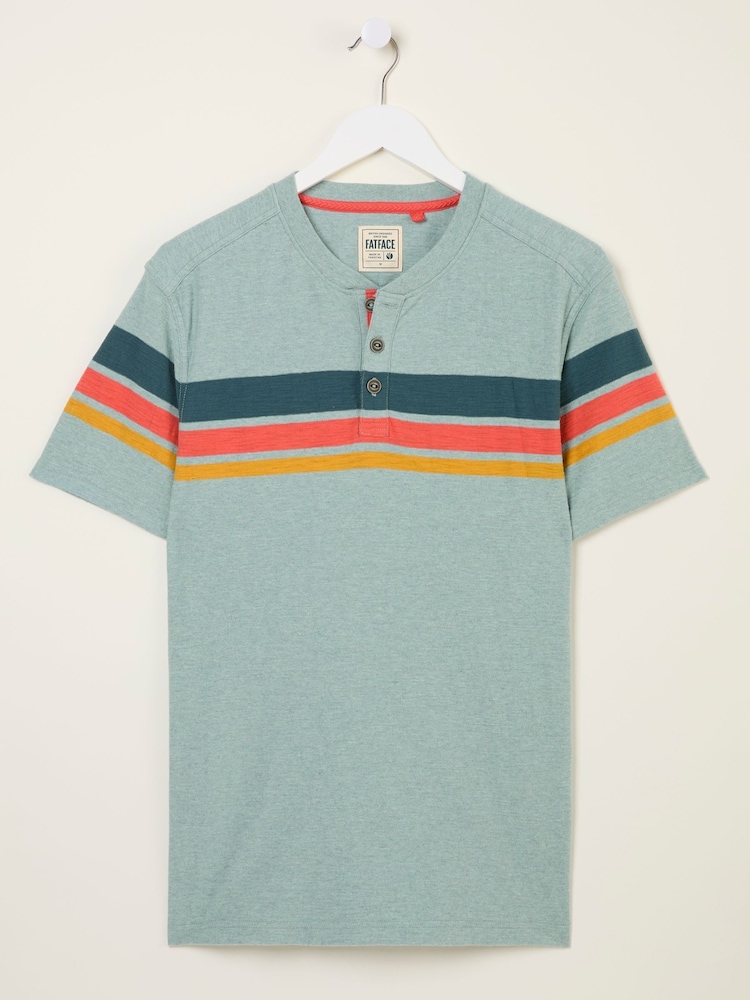 FatFace Chest Stripe Henley - Image 5 of 5 FatFace Chest Stripe Henley - Image 5 of 5