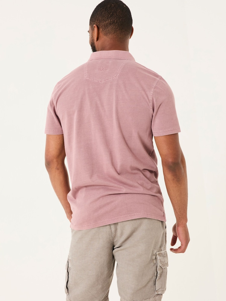 Morado jaspeado - FatFace Short Sleeve Polo Shirt - Imagen 2 de 5 Morado jaspeado - FatFace Short Sleeve Polo Shirt - Imagen 2 de 5