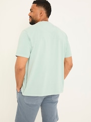 FatFace Light Blue Boat Embroidered T-Shirt - Image 6 of 8
