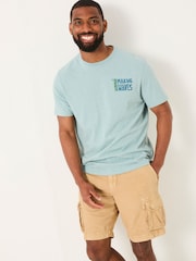 FatFace Light Blue MCS Making Waves Tshirt - Image 1 of 9
