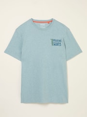 FatFace Light Blue MCS Making Waves Tshirt - Image 8 of 9