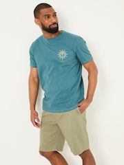 Camiseta gráfica com mandala para bicicleta FATFACE - Imagem 2 de 7
