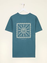 Camiseta gráfica com mandala para bicicleta FATFACE - Imagem 6 de 7