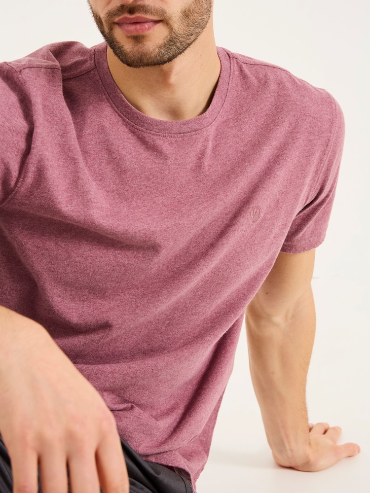FatFace Lulworth Purple T-Shirt - Image 3 of 4