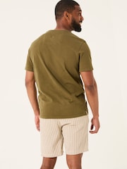 FatFace Cove Khaki Green Cove Pocket Tshirt - Image 2 of 5