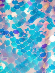 Monsoon Blue Mermaid Sequin Party Dress - Image 3 of 3