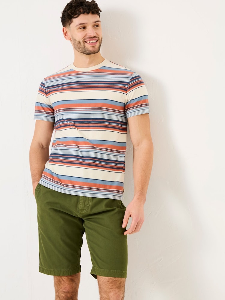 FatFace Trescowe Stripe Tshirt - Image 1 of 5