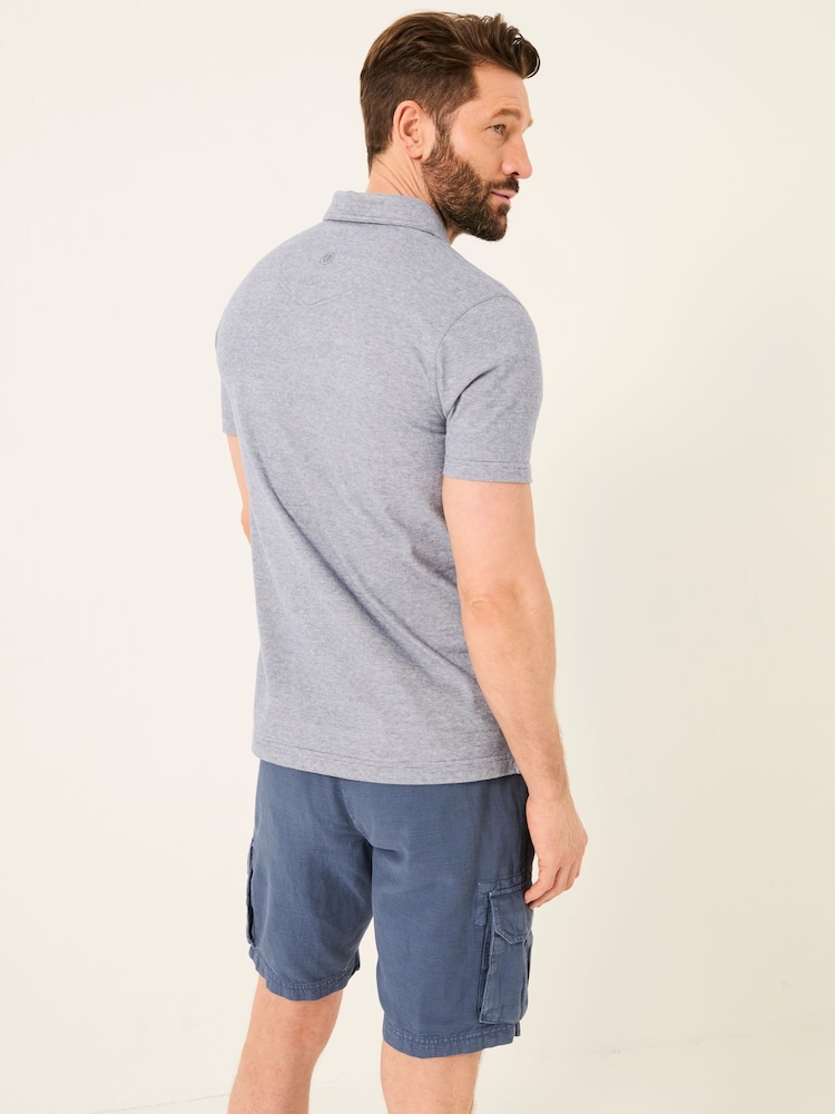 FatFace Elm French Navy Polo Shirt - Image 2 of 5