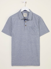 FatFace Elm French Navy Polo Shirt - Image 5 of 5