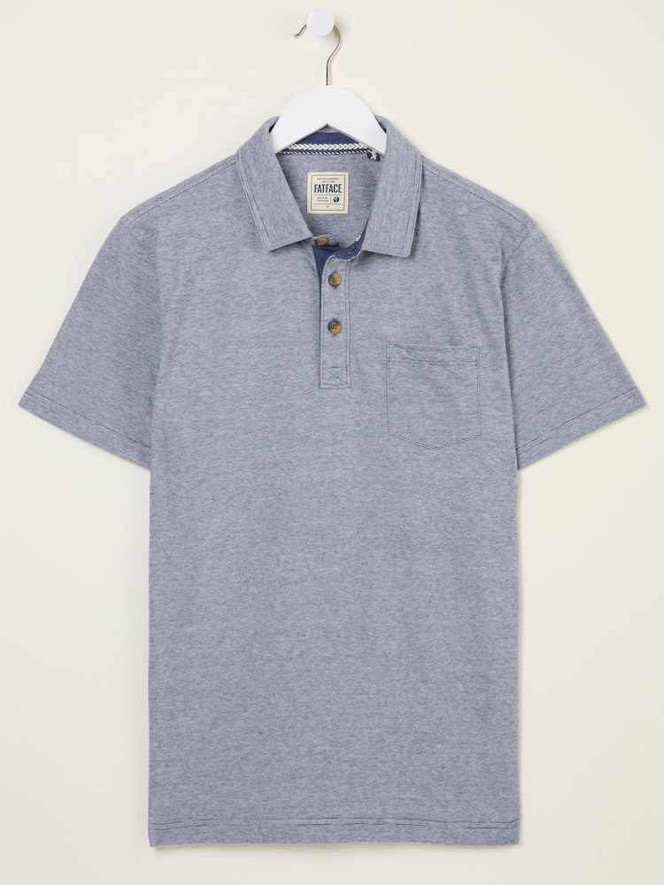 FatFace Elm French Navy Polo Shirt - Image 5 of 5