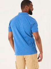 FatFace Blue Cut and Sew Chest Stripe Polo - Image 2 of 5