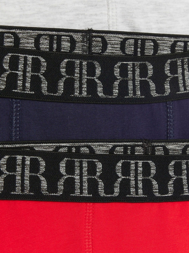 River Island Blue Boxers 5 Pack - Image 2 of 3