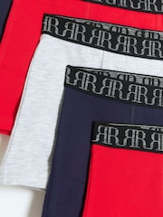 River Island Blue Boxers 5 Pack - Image 3 of 3
