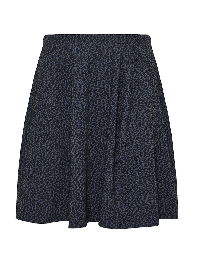 Yours Curve Animal Jacquard Animal Flippy Skirt - Image 5 of 5