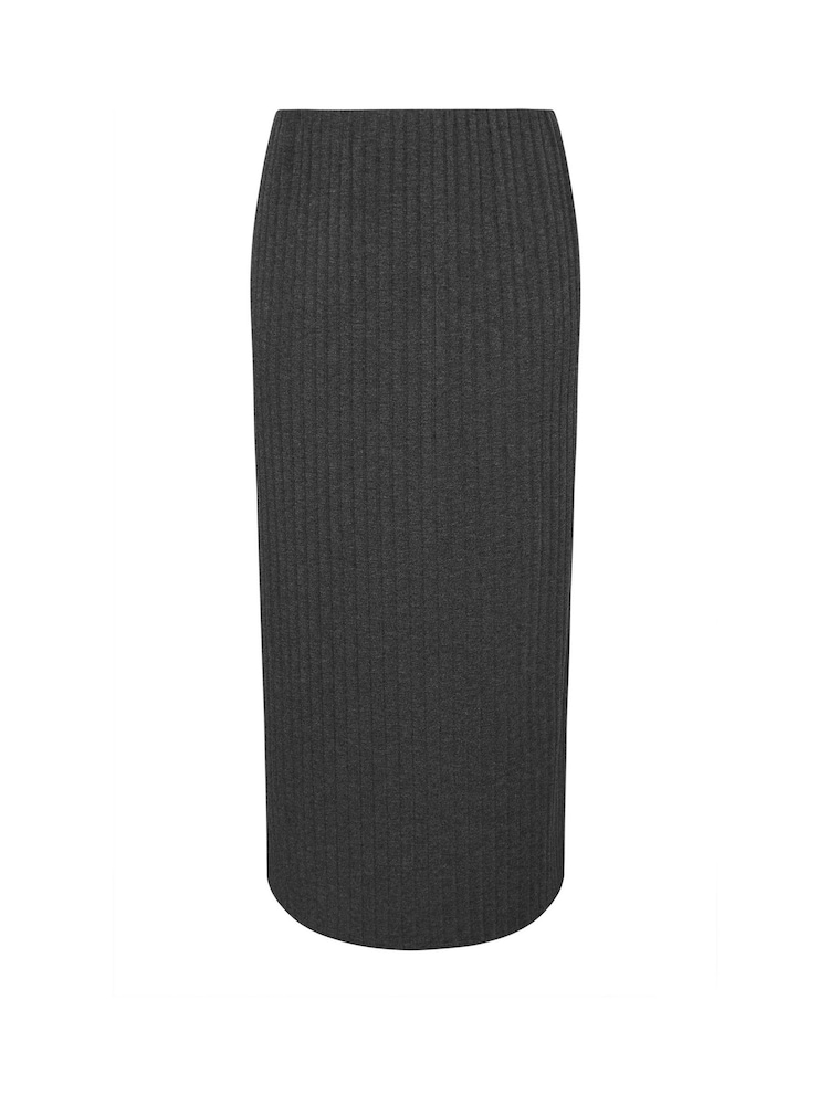 Gris - Yours Curve Leopard Print Tube Skirt - Imagen 5 de 5 Gris - Yours Curve Leopard Print Tube Skirt - Imagen 5 de 5