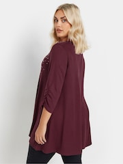 Rojo - Yours Curve Stud Swing Tunics - Imagen 3 de 5