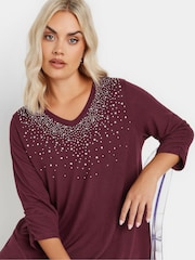 Rojo - Yours Curve Stud Swing Tunics - Imagen 4 de 5