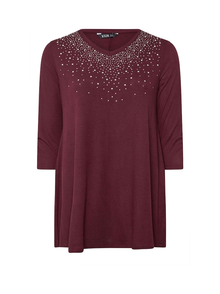 Rojo - Yours Curve Stud Swing Tunics - Imagen 5 de 5