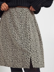Yours Curve Natural Mini Skirt - Image 4 of 5