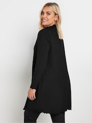 Yours Curve Black Lettuce Edge Tunic - Image 4 of 6