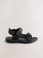črna - Treking sandali z zapenjanjem na ježka - Slika 2 iz 5