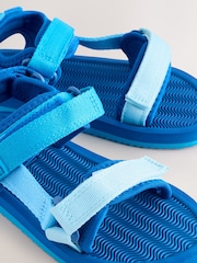 Blue Wide Fit (G) Trekker Sandals - Image 4 of 5