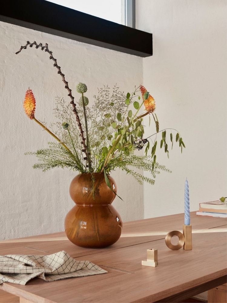 OYOY Living Amber Lasi Large Vase - Image 1 of 3 OYOY Living Amber Lasi Large Vase - Image 1 of 3