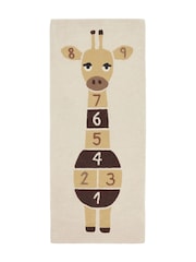 OYOY Mini Yellow Giraffe Hopscotch Rug - Image 2 of 2