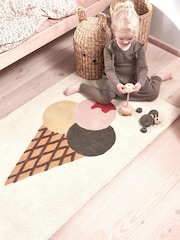 OYOY Mini Multi Ice Cream Tufted Rug - Image 2 of 4