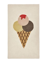 OYOY Mini Multi Ice Cream Tufted Rug - Image 4 of 4