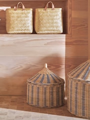 OYOY Mini Blue Circus Basket - Image 3 of 4