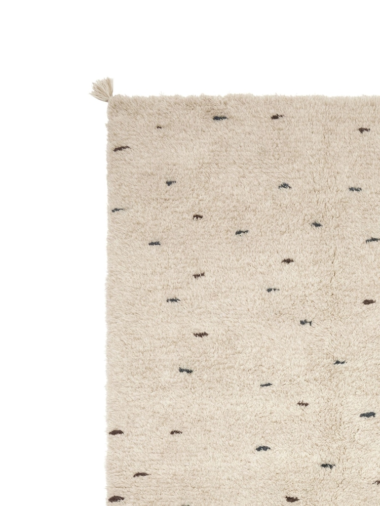 OYOY Living White Dot Rug - Image 4 of 4