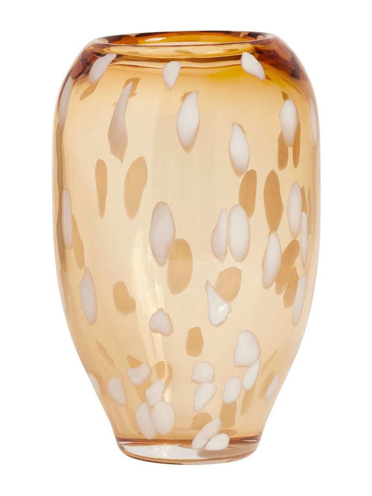OYOY Living Amber Jali Tall Vase - Image 3 of 3 OYOY Living Amber Jali Tall Vase - Image 3 of 3