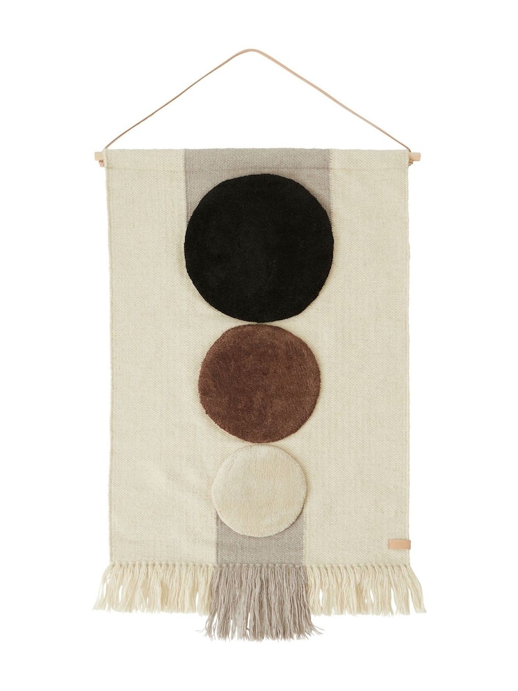 OYOY Living Brown Maru Wall Rug - Image 2 of 2