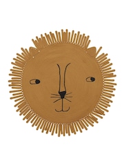 OYOY Mini Camel Mara Lion 100% Cotton Rug - Image 3 of 3