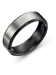 Beaverbrooks Mens Zirconium Black Ring - Image 1 of 4