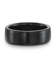 Beaverbrooks Mens Zirconium Black Ring - Image 2 of 4