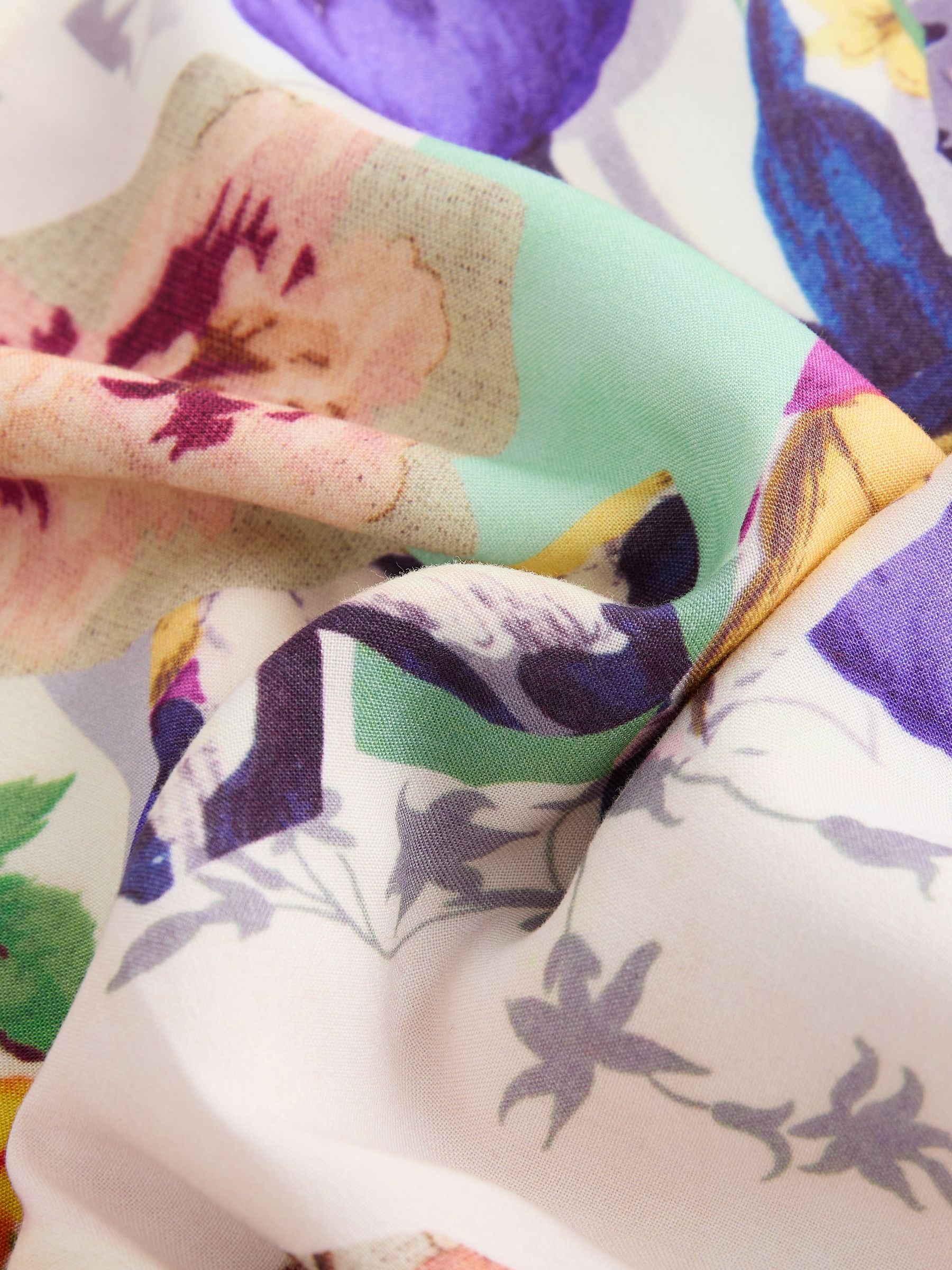 Buy Pink Floral and Brown Leopard Print Short Sleeve Crew Neck