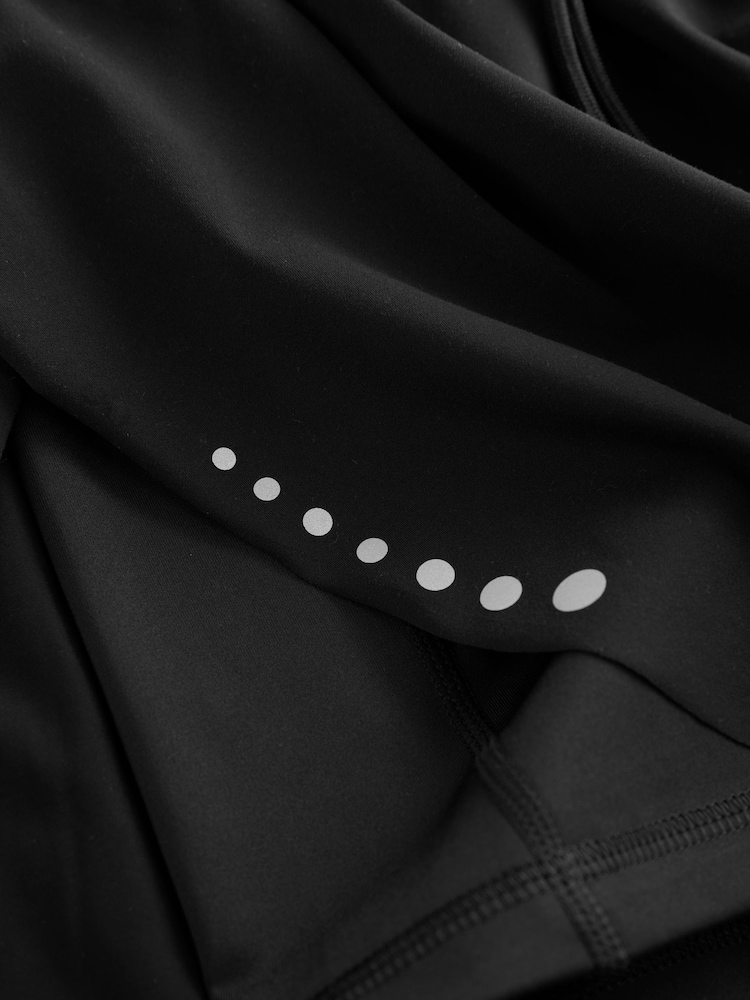 Zwart - Active Sports Jersey Layer Running Shorts with Pockets - Image 6 of 7